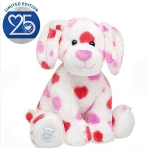 Build A Bear Hearts Fur U Pup 25th Anniversary 2008 Valentines Day Plush…